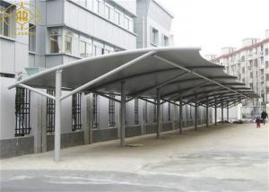 Wholesale Prefabricated Car Parking Shade 30*6M White Car Park Shade Structures from china suppliers