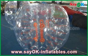 Wholesale Wrecking Ball Inflatable Game Adult 1.5m DIA Inflatable Zorb Ball , Transparent Human Bubble Soccer TPU / PVC from china suppliers