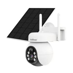 Wholesale Solar Battery Camera Outdoor Waterproof CCTV Camera 4MP With 4G Sim Card Camera Two-Way Audio Support Monitoring from china suppliers