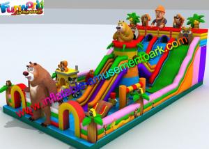 China Giant Inflatable Theme Park , Amusement PVC Inflatable Fun Park on sale