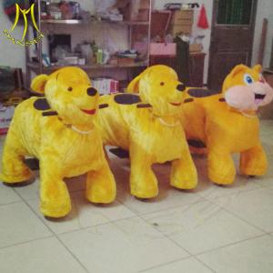 China Hansel commercial kids indoor play equipment plush motorized riding animals on sale