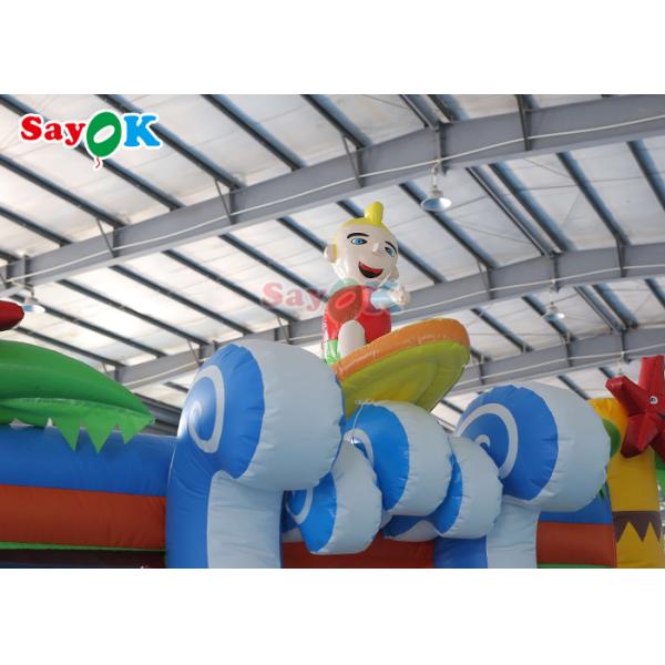 Customized Surf Boy Adventure Bounce House Inflatable Bouncy Castle Bounce Jumping