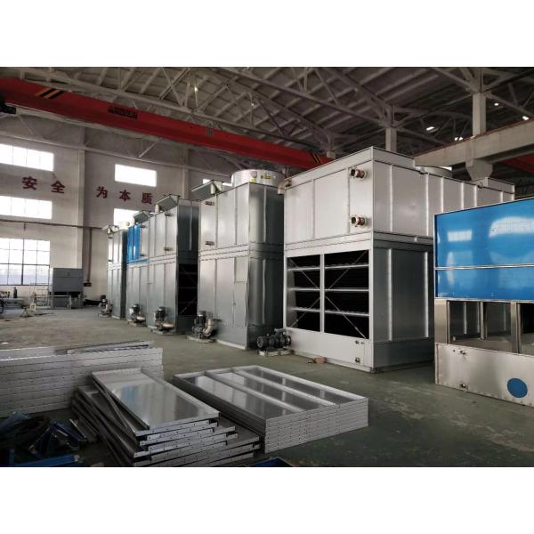 Energy Saving Closed Cooling Tower Counter Flow Metal Construction