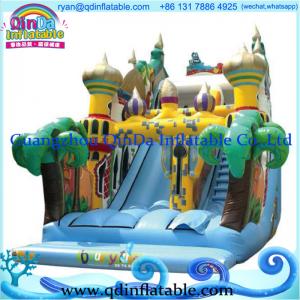 Wholesale Commercial inflatable water slide,18oz giant inflatable corkscrew water slides for sale from china suppliers