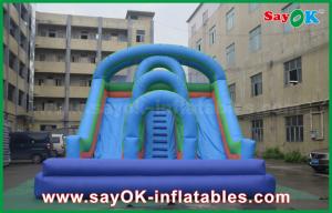 China Outdoor Inflatable Slide Customized Inflatable Swimming Pool Slide For Children Playground on sale