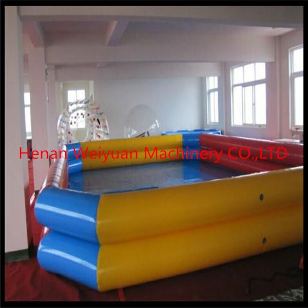 Quality double tube inflatable pool/deep inflatable swimming pool for sale
