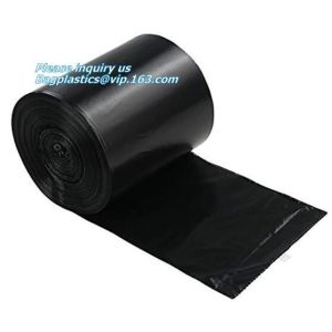 Biodegradable Compostable Garbage Bin Liners, Kitchen Bin Liner Compostable Flat