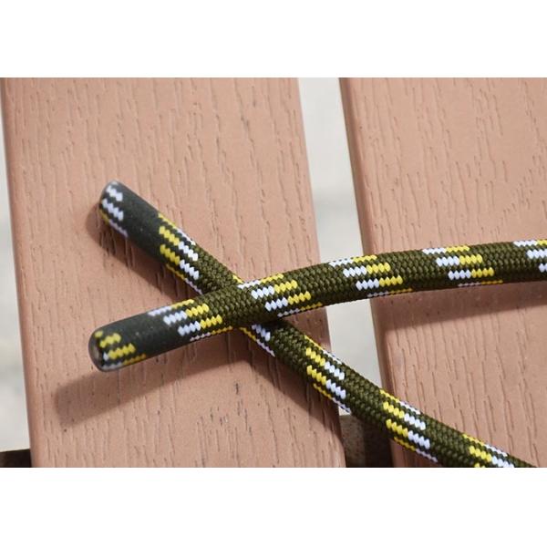 36cm Long Round Poly Cord Rope with Shiny / matt Silicone Tips Ending