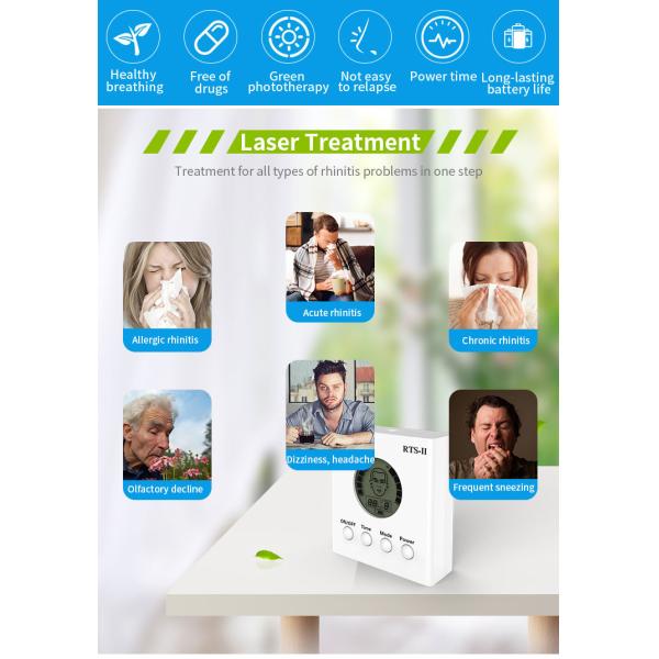 CE FDA 5mw Otitis Media Nasal Laser Therapy Device For Atrophic Rhinitis