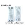 Buy cheap 55 Keys Industrial Metal Keyboard Anti Vandal With Customized Layout from wholesalers
