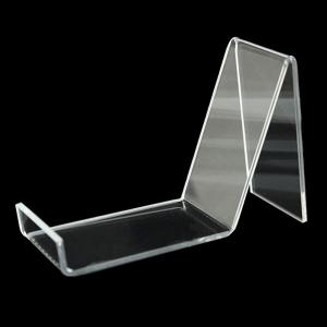 China Transparent Acrylic Stand Sandals Acrylic Shoe Rack Store Display Support  Clear on sale