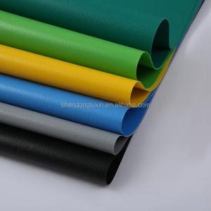 China 2m-100m Width Waterproof PVC Coated Polyester Fabric Tarpaulin for Multiple Materials on sale