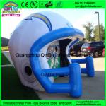 Giant outdoor used inflatable sports tunnel inflatable football helmet tunnel