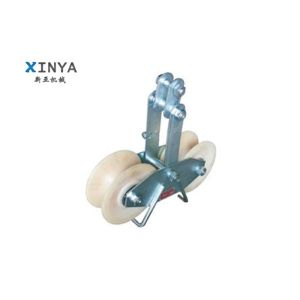 China Double Sheave Stringing Pulley Blocks for String Cable During Power Tranmission Line on sale