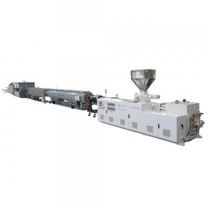 China PVC Pipe Making Machine / Plastic Pipe Extrusion Line 200 - 400mm on sale