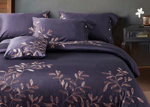 China Leaf Pattern Beautiful Bedding Sets 4Pcs , 100 Percent Cotton Bedding Sets on sale