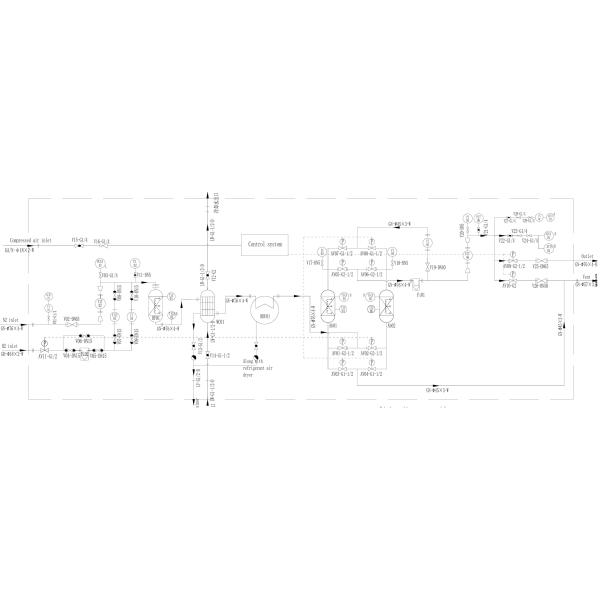 Low Maintenance Water Cooled Hydrogen Based Nitrogen Gas Purifier