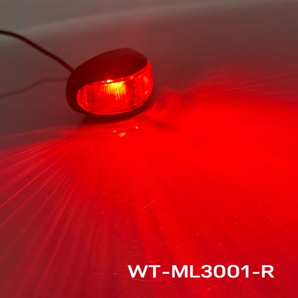 High Brightness IP67 Waterproof 10-30V DC LED Side Mark Light Truck Strobe Light for Emergency Vehicles