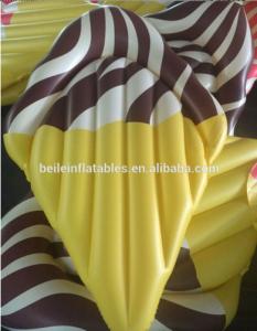 Wholesale Custom PVC Inflatable ice cream floating mattress from china suppliers
