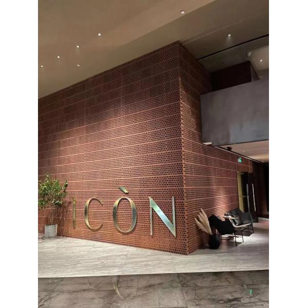 Modern Building Decoration Ventilated Perforated Bricks Wall Blocks Construction Materials for Hotel School Office
