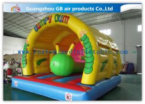 Wholesale PVC Waterproof Caterpillar Inflatable Bouncy Castle Moonwalks For Kids from china suppliers