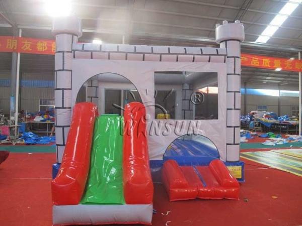 Large Inflatable Bounce House / Inflatable Jumping Castle With Slide UL Certification
