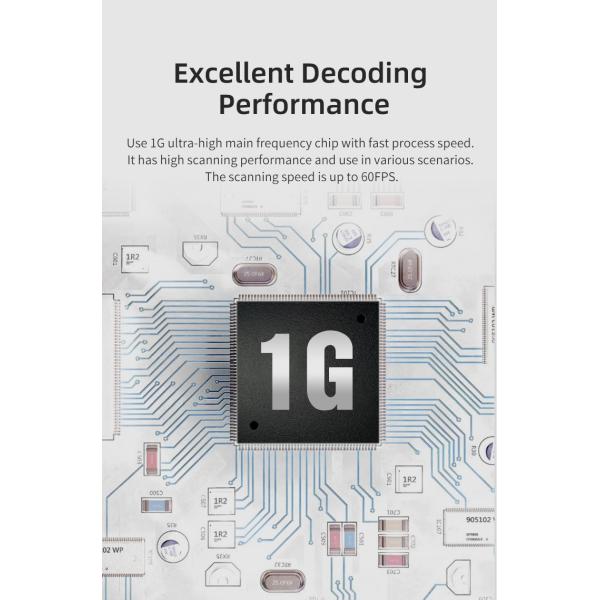 New Wired 1D 2D Qr Bar Code Reader Barcode Scanner for Receipt Cash Register Inventory Bank Cheque DS350 STOCK