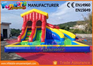 Wholesale Water - Proof Giant Inflatable Water Slide / Outdoor Inflatable Pool Park from china suppliers