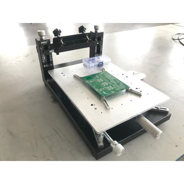 Benchtop Manual SMT Screen Printer for Double-Sided PCB Assembly, 300×400mm Solder Paste Printing