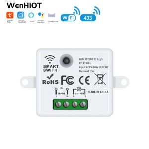 2.4GHz White Zigbee Touch Switch PC ABS Wifi Tuya Zigbee Communication Module