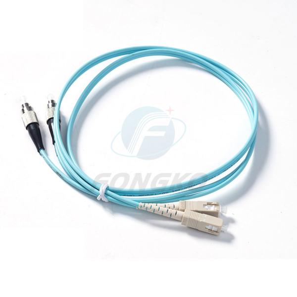3 meters Duplex Multimode Om3-150 Fiber Optical Cable Jumper Patchcord And