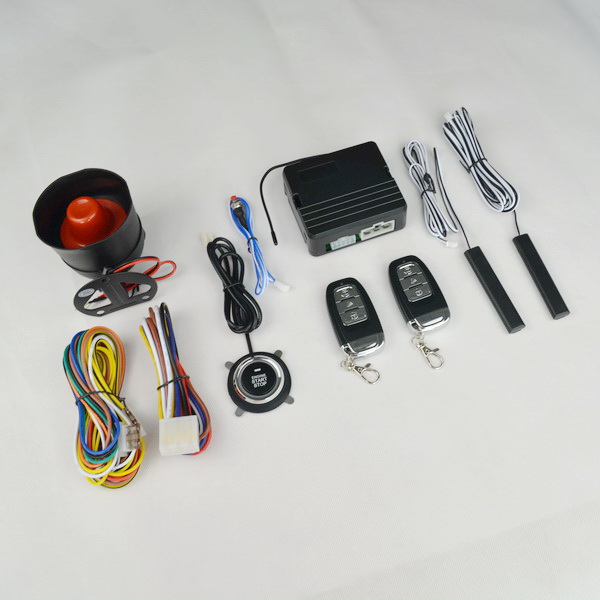 Car PKE Keyless entry burglar alarm smart engine starter one button push system
