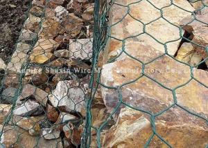 Wholesale 1*1*1m Weave Wire Mesh Pvc Coated Gabion Mattress For Bridge Protection from china suppliers