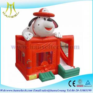 Wholesale Hansel perfect spotty dog inflatable bounce castle with slide for kids from china suppliers