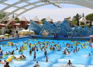 China Excited Water Park Surfing Wave Pool , Wave Height 0.3 ~ 1.0m on sale