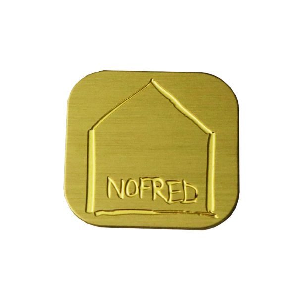 Custom Copper Name Plates Wear Resistant Etched Metal Nameplate Durable