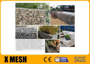 Wholesale 5mm Gauge Silver Galfan Welded Mesh Gabion Baskets For Architectural Cladding from china suppliers
