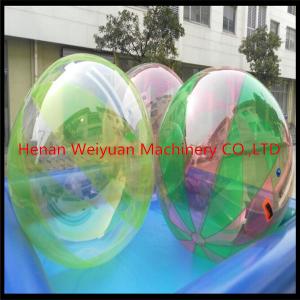 Wholesale CE certificate durable  2M  TPU0.8 Colorful Water Walking Ball  with German zip use in shopping mall from china suppliers