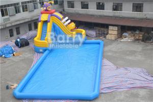 Wholesale CE Certificate Inflatable Water Park , Inflatable Pool With Piranha Slide with Pool from china suppliers