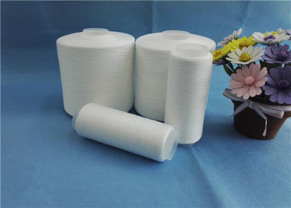 Quality Dyeable Raw White Spun Polyester Yarn With OEKO - TEX Standard 10s - 80s for sale