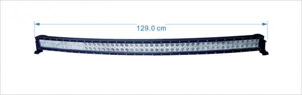 Quality 40 inch double row 4D Reflector Auto Curved Led Work Light Bar Original Cree Lamp for sale