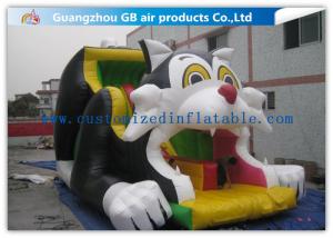 Wholesale Black Cat Big Water Slides , Commercial Water Slides For Backyard Kids Sliding from china suppliers