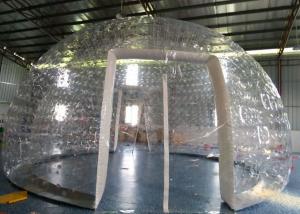 China Popular Transparent PVC Inflatable Bubble Tent  With Two Doors And Vents on sale