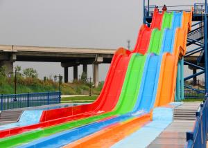 China Safe High Speed Slide / Big Water Slides Fiberglass Reinforced Plastics Material on sale