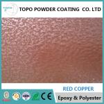 Hammer Texture Metallic Red Powder Coat , Reliable Powder Coated Paint For Metal