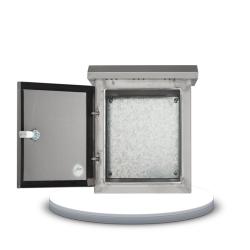 China Dustproof Electrical Wall Mounted SS304 IP65 Metal Junction Box for sale