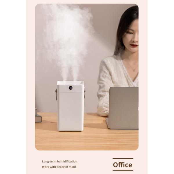 3L Large capacity Double Spray Diffuser Humidity Cool Mist Nebulization Air Humidifier With Digital Screen Display