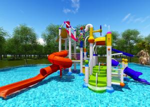 China Interesting Kids Water Park Equipment Homogeneous Thickness Distribution on sale