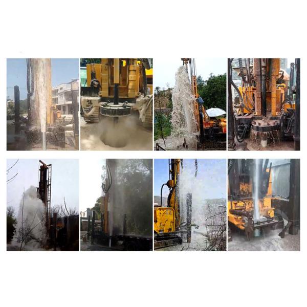 200 Meters Depth Efficient Pneumatic Borehole Machine With Moving Speed 2.5 Km/Hour