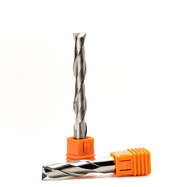 Manufacturing Production Alloy Solid Carbide End Mill 2 Flutes Spiral Flat Bottom Router Bits CNC Wood Milling Cutter